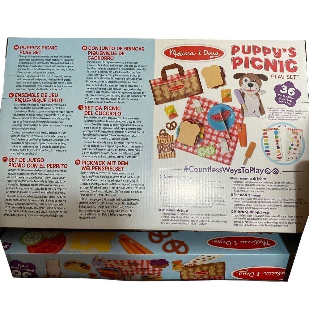 Melissa and Doug Puppys picnic play set - Picture 6 of 12